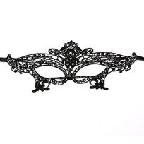 Lady Black Lace Floral Eye Mask Venetian Masquerade Puošni vakarėlio suknelė