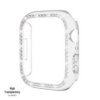 Apple Watch 8 dėklas: S10 Vienos rombo rėmas, PC galvanizuotas apsauginis apvalkalas 40mm