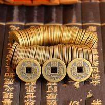 Various US China Antique Coins Feng Shui Lucky Chinese Fortune Coin Oriental Emperor Qing Money I Ching Set ARI 5pcs auksas