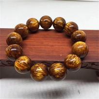 Retro etninio stiliaus aukso linijos Jūros gluosniai Buda Gintaro karoliukai Apyrankės Madingi papuošalai Priedai 20mm brown