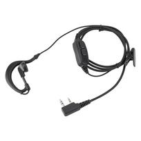 Dvigubos PTT ausinės su mikrofonu radijo stotelėms Baofeng UV-82 UV 82 UV82L UV-89 balta