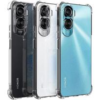 Smūgiams atsparus skaidrus telefono dėklas Huawei Honor 90 Lite Pro Telefonui Skaidrus silikoninis dėklas Galinis dangtelis 70 Lite Pro X8a X9a X7a X6 X5 5G Honor 90 Pro gryna