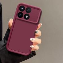 For Xiaomi Poco X6 Pro Case Xiaomi POCO X6Pro Phone Case Full Package Matte Anti Drop Soft Protective Cover For Poco X6 Pro brown