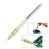 1Pcs 102 Flux Pen Soldering Rosin Solder Paste Tool Applicator Brush Head No Clean For Bga Soldering Onesize