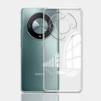 Dėklas Huawei Honor X9b Madingas Skaidrus Minkštas Silikoninis Telefono Dėklas Skirtas Honor X9A /Honor X9 Skaidrus Smūgiams Atsparus Apsauginis Dangtelis Coque For Honor X9 4G gryna