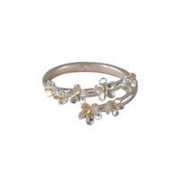 Flower Open Ring Adjustable Ring One Size