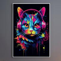 Žaidimų drobės spaudiniai Ryškūs grafiti meno plakatai žaidimų kambario dekoravimui Žaidėjų dovanos Berniukų miegamojo drobės tapyba Sienos menas Be rėmo 21cm×30cm NoFrame