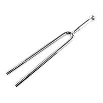 Standartinis 440 Hz kamertonas, skaidrus, tikslus, plieninis, didelio stiprumo, nešiojamas instrumentas, šakutės formos kamertonas white