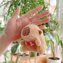 Mielas Kapibaros Pliušinis Raktų Pakabukas Kuprinės Pakabukas Žaislas Automobilio Raktų Pakabukas Dekoravimo Aksesuarai Kawaii Iškamša Lėlė Vaikų Gimtadienio Dovana