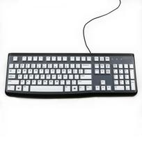 Atsparus dulkėms, vandeniui, permatomas silikoninis klaviatūros dangtelis, apsauginės odelės, skirtos Logitech K120 MK120 laidinei klaviatūrai, priedai 1