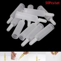 50Pcs 2Ml Emery Glass Bottle Silicone Dropper Vial Opener Ampule Breaker Dripper 50pcs