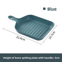 Table Spit Bone Home Snacks Savoury Snacks Cake Table Trash Spit Bone Saucer mėlyna