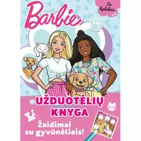 Užduotėlių knyga BARBIE. ŽAIDIMAI SU GYVŪNĖLIAIS