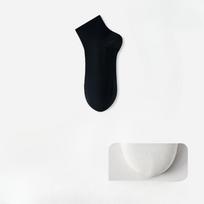 Women's Summer Thin Mesh Breathable Massage Bottom Sweat Absorbing Deodorizing Short Cotton Socks 1 pair white