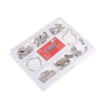 100 vnt. Dantų sekcinių kontūruotų matricų Matricos juostelės Tofflemire Užstrigę Dantų laboratorija Stomatologija 100pcs/box
