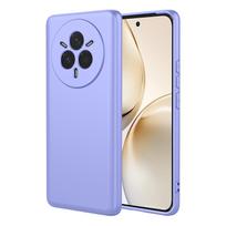 Lankstus skysto silikono TPU dėklas Realme 14 Pro 5G 14 Pro+ Plus Apsauginis dangtelis Coque Capa Korpusas Fundas Realme 14 Pro violetinė