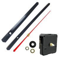 Kvarcinio laikrodžio mechanizmas DIY pakeitimui 35-40 cm dideliems sieniniams laikrodžiams raudona