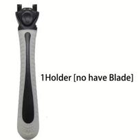 Vyriškas 6 sluoksnių rankinis skustuvas, skirtas sklandžiai skustis 1 Handles