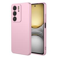 Lankstus skysto silikono TPU dėklas, skirtas Realme C71 C75 4G, apsauginis dangtelis Fundas Coque Capa Realme C75 4G rožinė