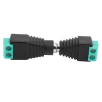 5.5x2.1mm DC Power Connector Male Female CCTV Power Adapters for Camera or LED LampGreen žalia