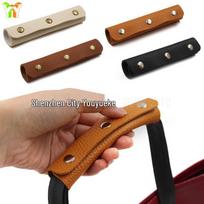 Nešiojamas PU odos Anti-Choke lagamino ir rankinės rankenos užvalkalas 13*9cm ruda