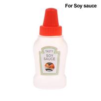 1 gabalo mini nešiojamas mažas padažo indelis Pomidorų padažas valties salotoms, purškiamas aliejaus butelis kečupo medaus garstyčios Soy sauce