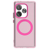 Magsafe Matte Phone Case For Realme GT6 (Global) Magnetic Wireless Charging For Realme GT 6T Neo6 Neo6 SE Shockproof Back Cover Pc + tpu&Realme GT 6 raudona