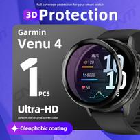 3D Protection Film for Garmin Venu 4 45mm 41mm Screen Protector, Full Coverage Anti-scratch for Venu4 Accessories (Not Glass) for Venu 4 45mm