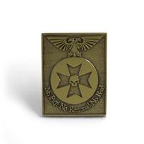 Warhammer Juodieji Riteriai Bronzinis Emalio Sagė - Žmogaus Imperija Atlapo Sagė Ventiliatoriaus Dovana bronza
