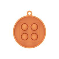 Squid Pop Game It Simple Dimple Popit Push Bubble Keychain Pendant Toys Square