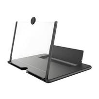3D telefono ekrano didintuvas 10/12 colių sulankstomas telefono ekrano stiprintuvo stovas nešiojamas mobiliojo telefono laikiklis akių apsauga dovana filmų mėgėjams 10Inch juoda