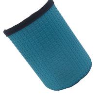 12OZ Standartiniai alaus butelių aušintuvų užvalkalai Neopreniniai skardinių rankovės Neslystantis izoliuotas butelių dangtelis alui, gėrimui, gaiviam gėrimui šviesiai mėlyna spalva
