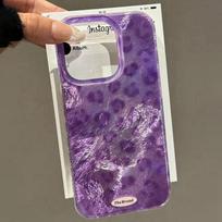 Luxury Leopard Purple Phone Case for Honor 400 200 90 Smart Pro Magic7 6 5 70 Lite X9a X9c X9b X8b X8a X8c X7c X7b X6c X6 Cover Honor 200 Lite balta