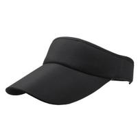 Vasaros Unisex Poliesterio Lauko Sporto Anti-UV Kepurė Kvėpuojanti Apsauganti nuo Saulės Kepurė juoda