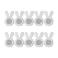 Allergy Proof Silicone Earring Backs With Acrylic Support Heavy Earring Stabilizer For Droopy Ears Clear Design 1