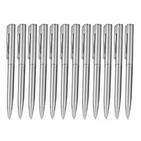 12 Pcs/Set 1.0mm Oil Pen Elegant Twist Ballpoint Pen Gift Pen Smooth Writing Pen School Office Supplies for Teacher