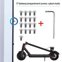 17Pcs Bottom Battery Cover Screws For Xiaomi Mijia M365 Electric Scooter 17pcs