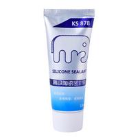 120ml Multipurpose Silicone Sealant Waterproof Caulk for Bathroom Adhesive Kitchen Glue Glass 1PC white