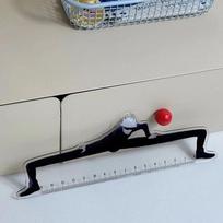 „Jujutsu Kaisen Gojo Satoru Anime“ periferiniai įrenginiai „Creative Ruler Student“ raštinės reikmenys, didelio tikslumo mastelio linijos matavimo įrankis 19cm