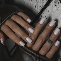 Wearable Manicure False Nail Square Head Press on Nails Waterproof Nail Tips  Girl 8 brown