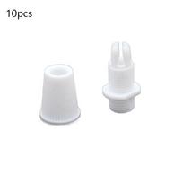 Pakabinamo šviestuvo laido tvirtinimo priedai Laido laikikliai Laido laikiklis Laido įtempimo mažinimo įtaisas Laido spaustukas White-10pcs