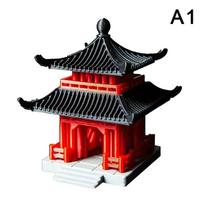 Kinų Pagodos Statulėlė Senovinio Pastato Modelis Japonijos Paviljonas Apdaila Miniatiūrinis Uolynas Akvariumas Bonsai Ornamentas A1