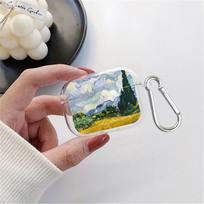 Case For Airpods 1 4 Pro2 Pro3 3 Pro 2 Clear Earphone Cases Cover Van Gogh's Starry Night Airpods Pro 3