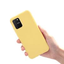 Dėklas Samsung Galaxy S10 Lite Dėklas Samsung Note 10 Lite Dangtelis Prabangus Minkšto Silikono Galinis Dangtelis Samsung S10 Lite Telefono Dėklui Samsung Note 10 Lite geltona