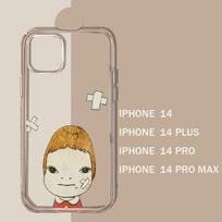 Yoshitomo Nara art painting Phone Case For iPhone 16 15 14 13 12 11 Mini Pro Max X XR XSMax 7 8 Plus Transparent Soft TPU Back iPhone 12 mini