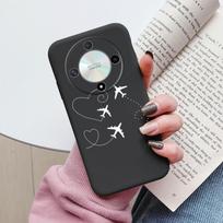 Case For Honor X9b Cute Heart Flower Back Cover Soft Silicone Matte Protective Fundas For HonorX9B Cartoon X 9B 6.78  Shell Capa Honor X9b