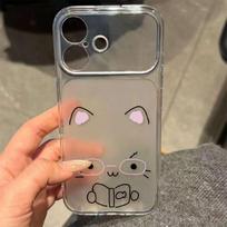 Reading Cat Phone Case for iPhone 12-17: Instant Large Window Effect, Soft Design Apple 14