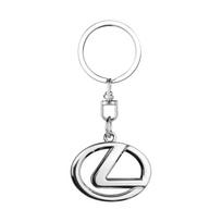 1 vnt. 3D metalinis automobilio ženklelio raktų pakabukas Cinko lydinio raktų pakabukai Automobilio priedai Lexus CT ES LS GS IS HS LF-30 NX RX UX GX LX LM LC RC RCF SC LFA LF-C2 LF-FC sidabras