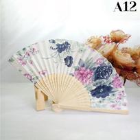 Šilko vėduoklė, kinų japonų stiliaus sulankstoma namų puošmena, vintažinė meno rankdarbių dovana vakarėliui šokių spaudinys gėlių raštas rankų ventiliatoriaus dovana A12