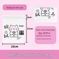 Durable Desktop Garbage Bag for School & Office Use 15 bags/pack